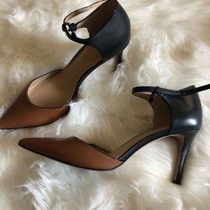 Leather Coach Heels